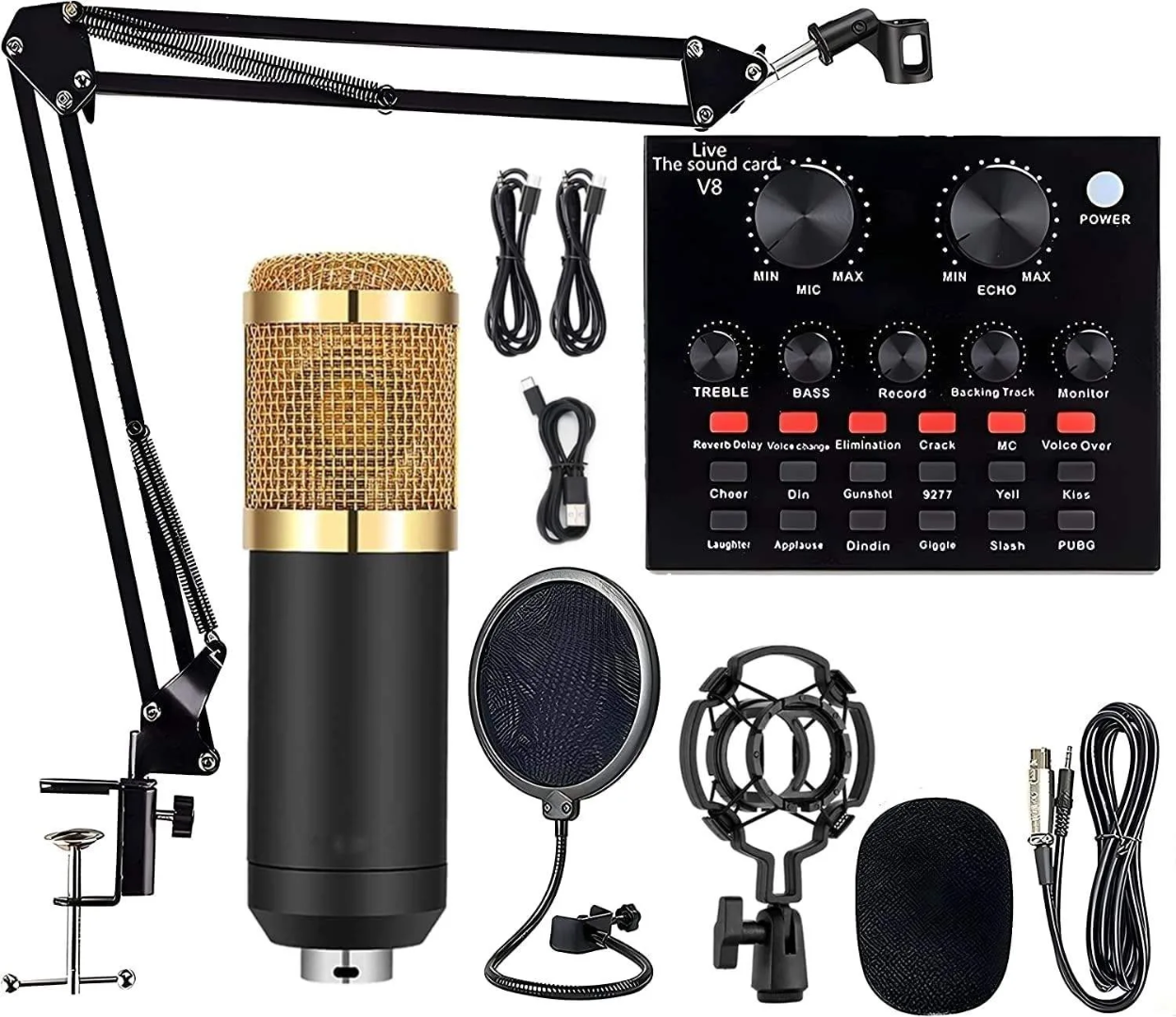 đïž Kit Micro Pro V8 â Le Pack Complet des CrĂ©ateurs de Contenu ! đ§đ„