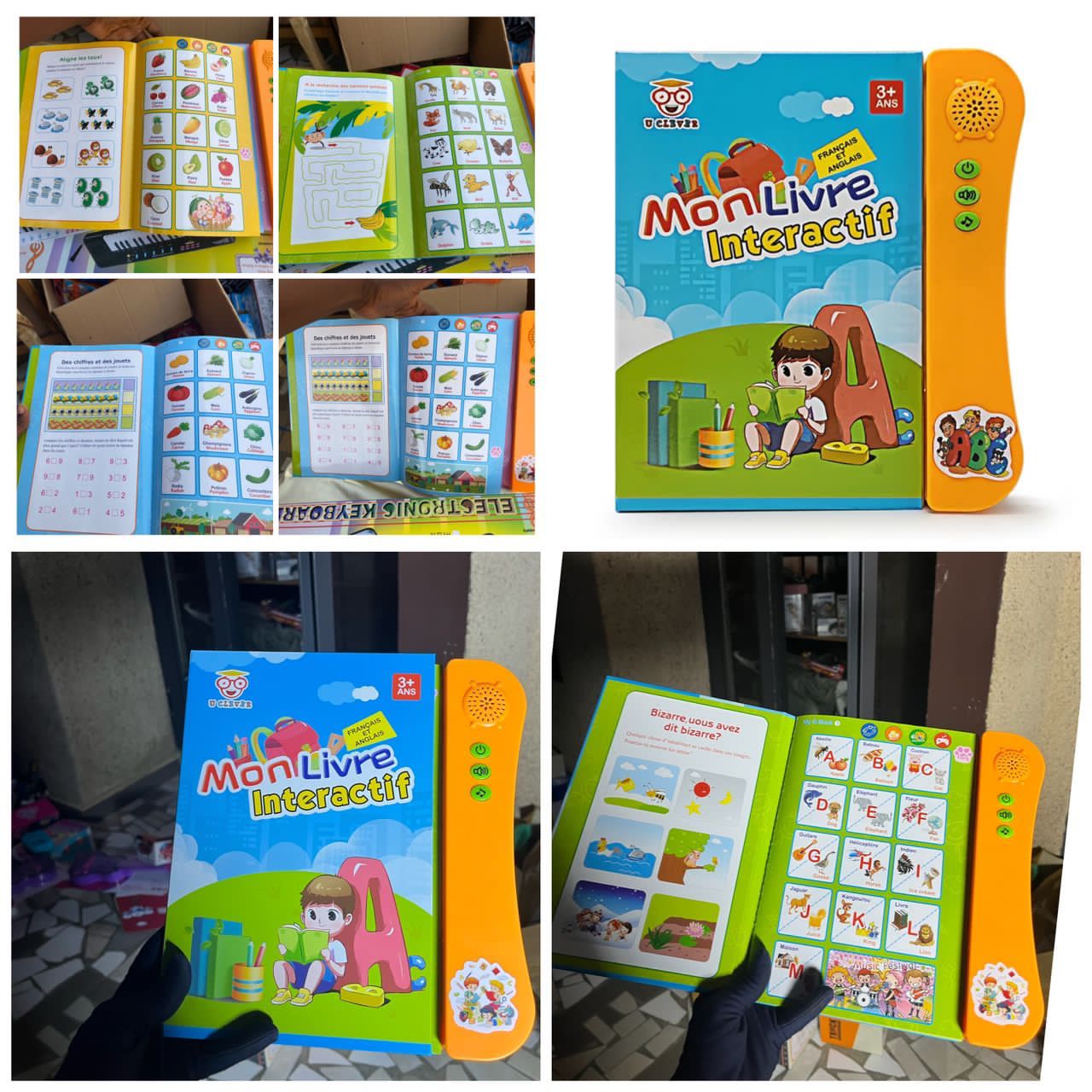 “Découverte amusante : Livre électronique interactif pour éveiller les enfants dès 3 ans”