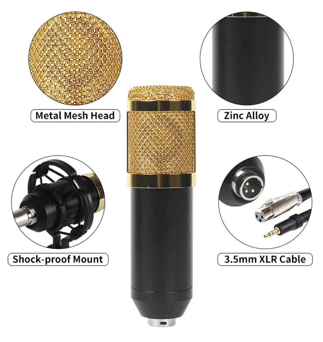 🎙️ Kit Micro Pro V8 – Le Pack Complet des Créateurs de Contenu ! 🎧🔥