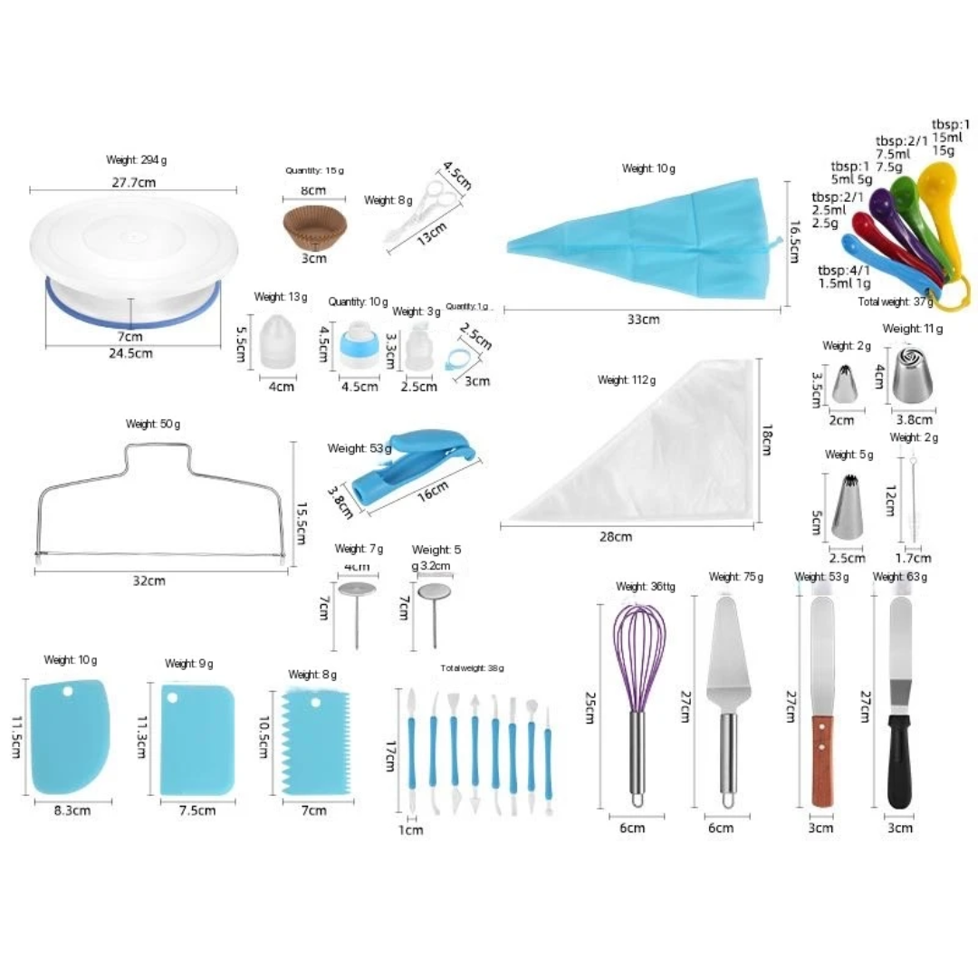 🎂 Kit Pâtisserie MasterChef 106™ – 106 Pièces pour des Créations Éblouissantes
