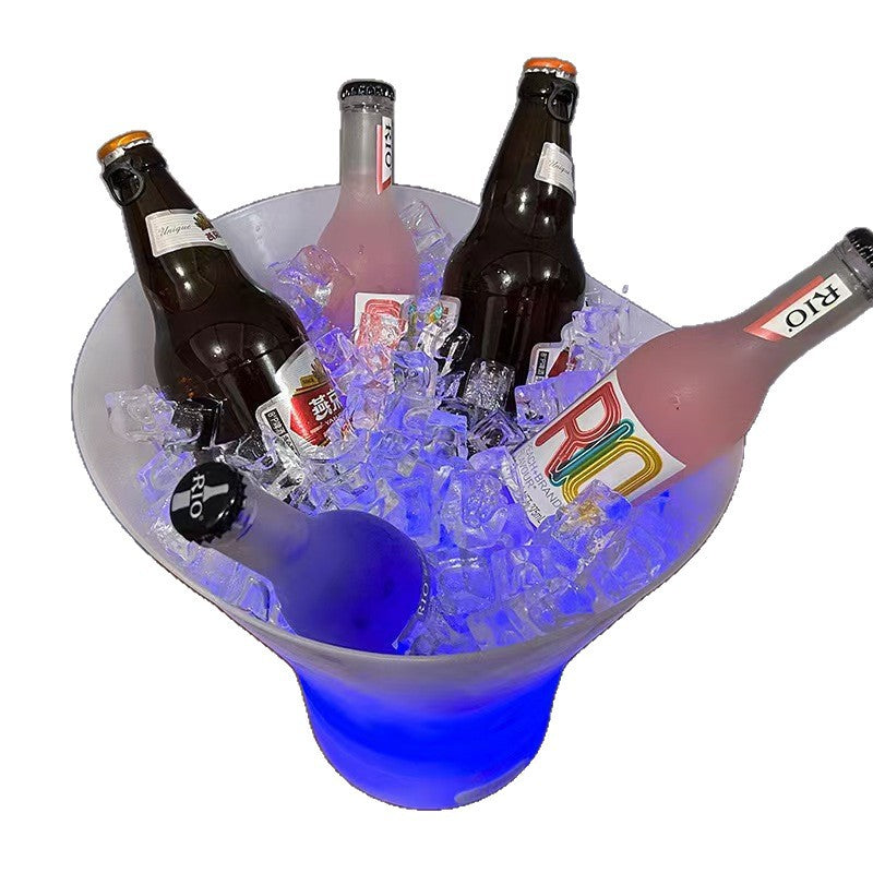 Seau à Glace avec Haut-Parleur LED - Élevez vos Fêtes 7L