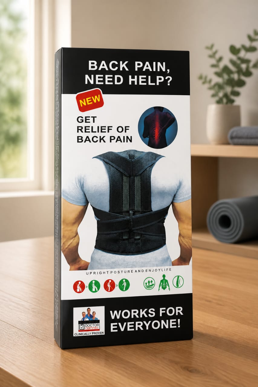 Correcteur de Posture ProFlex™ – Dites Adieu aux Douleurs du Dos !
