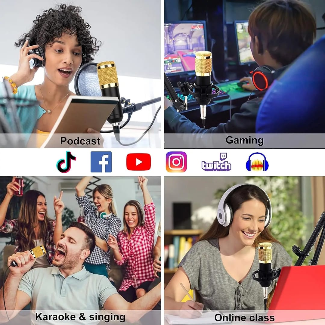 🎙️ Kit Micro Pro V8 – Le Pack Complet des Créateurs de Contenu ! 🎧🔥