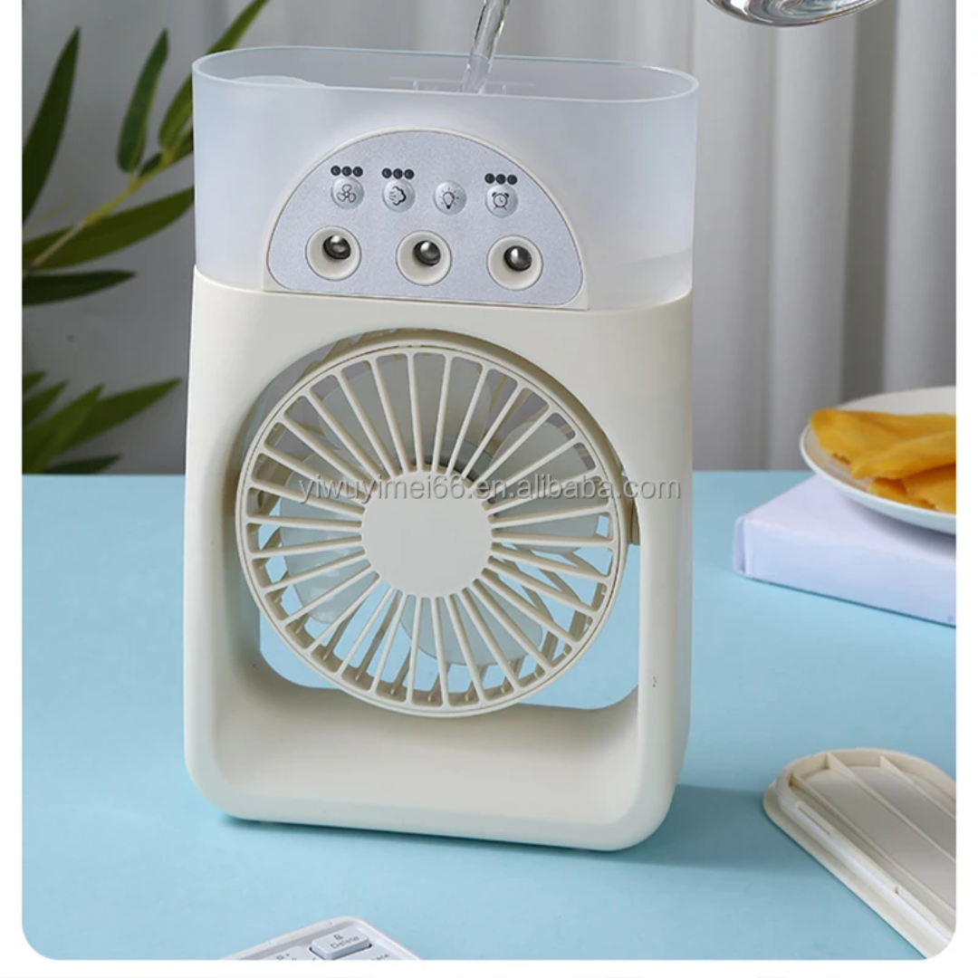 Ventilateur Portable Multifonction Rechargeable – Fraîcheur partout, à tout moment !