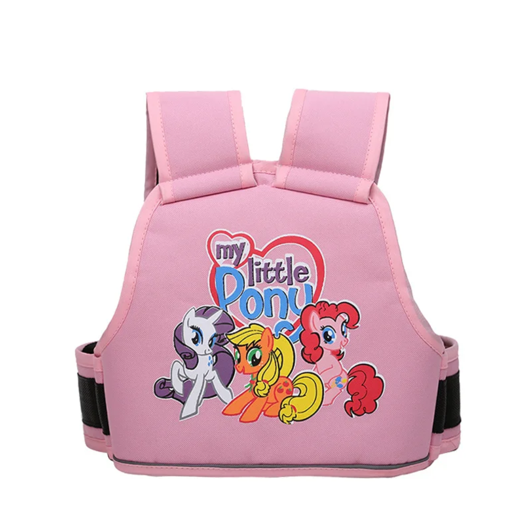 SafeRide Kids™ – Ceinture de sécurité moto pour enfant.