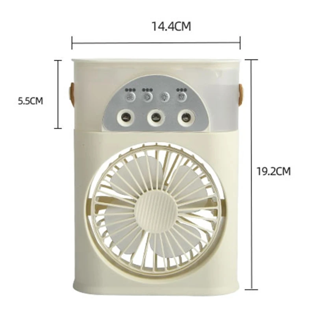 Ventilateur Portable Multifonction Rechargeable – Fraîcheur partout, à tout moment !
