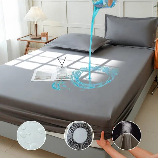 🛏️ Drap-housse Imperméable Premium + 2 Taies d'Oreiller